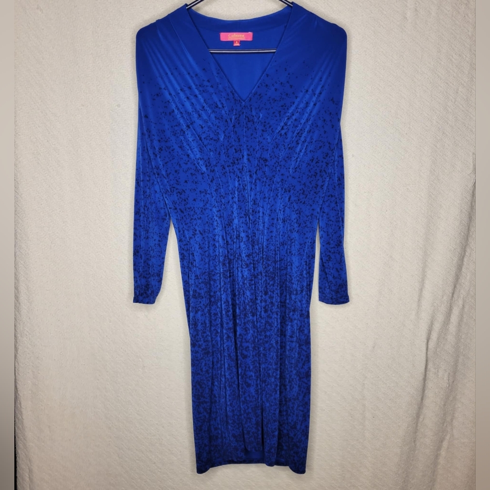 Elegant Blue Women's Dress